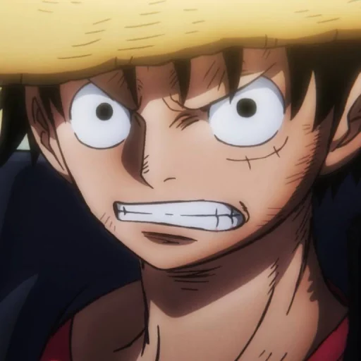 Стикер из набора Monkey D. Luffy @StickersofAnime для Телеграм: Статические 🍖