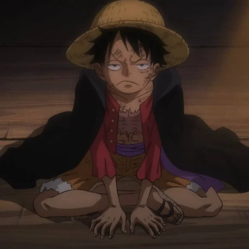 Стикер из набора Monkey D. Luffy @StickersofAnime для Телеграм: Статические 😒