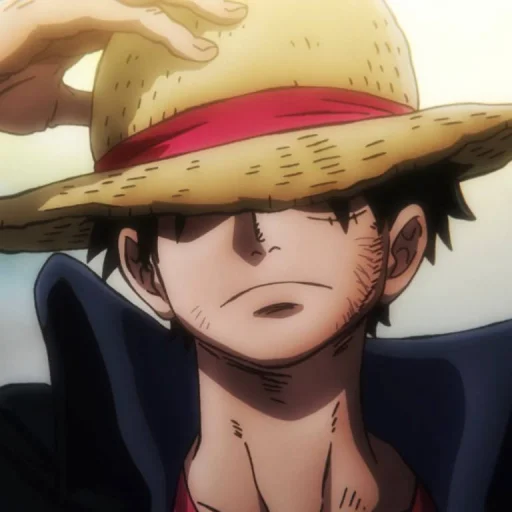 Стикер из набора Monkey D. Luffy @StickersofAnime для Телеграм: Статические 🍖