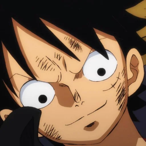 Стикер из набора Monkey D. Luffy @StickersofAnime для Телеграм: Статические 😏
