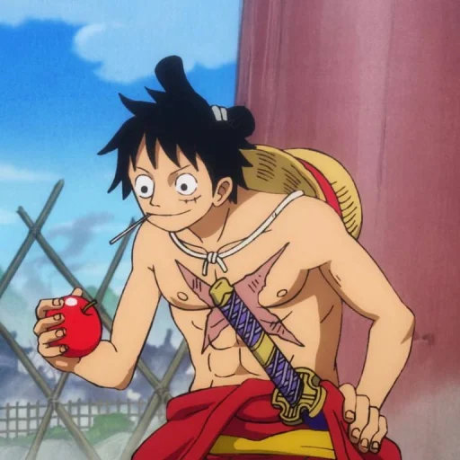 Стикер из набора Monkey D. Luffy @StickersofAnime для Телеграм: Статические 🙂