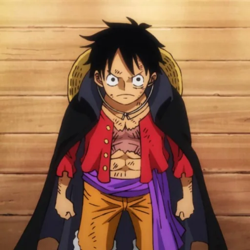 Стикер из набора Monkey D. Luffy @StickersofAnime для Телеграм: Статические 😠