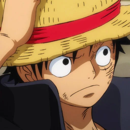 Стикер из набора Monkey D. Luffy @StickersofAnime для Телеграм: Статические 😒