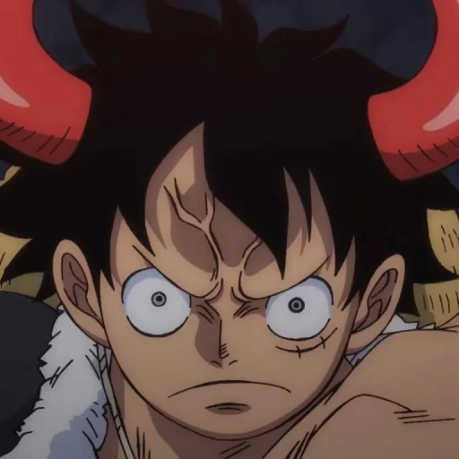 Стикер из набора Monkey D. Luffy @StickersofAnime для Телеграм: Статические 😡