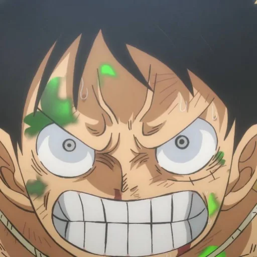 Стикер из набора Monkey D. Luffy @StickersofAnime для Телеграм: Статические 😡