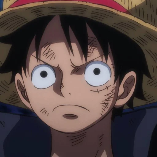 Стикер из набора Monkey D. Luffy @StickersofAnime для Телеграм: Статические 🍖