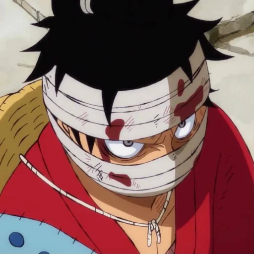Стикер из набора Monkey D. Luffy @StickersofAnime для Телеграм: Статические 😠