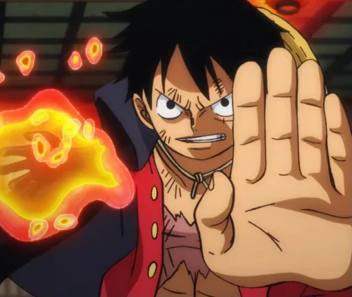 Стикер из набора Monkey D. Luffy @StickersofAnime для Телеграм: Статические 😡