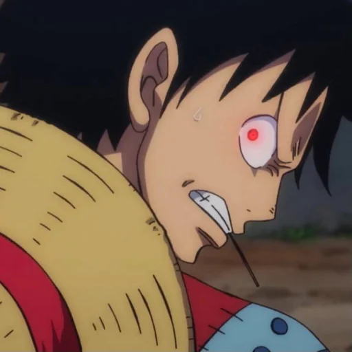Стикер из набора Monkey D. Luffy @StickersofAnime для Телеграм: Статические 😡