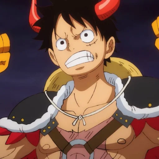 Стикер из набора Monkey D. Luffy @StickersofAnime для Телеграм: Статические 😠