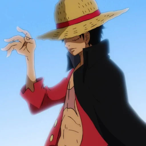 Стикер из набора Monkey D. Luffy @StickersofAnime для Телеграм: Статические 😠