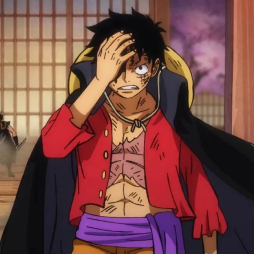 Стикер из набора Monkey D. Luffy @StickersofAnime для Телеграм: Статические 😠