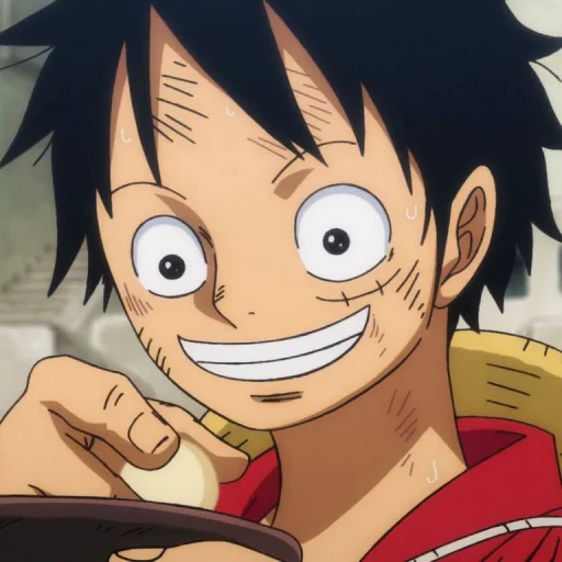 Стикер из набора Monkey D. Luffy @StickersofAnime для Телеграм: Статические 😁