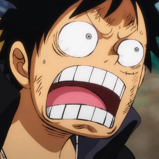 Стикер из набора Monkey D. Luffy @StickersofAnime для Телеграм: Статические 😱