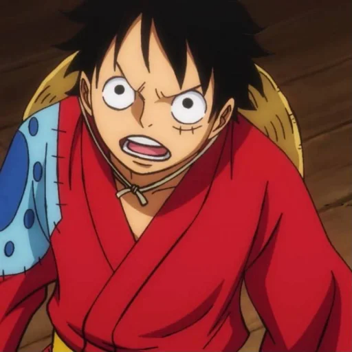 Стикер из набора Monkey D. Luffy @StickersofAnime для Телеграм: Статические 😧