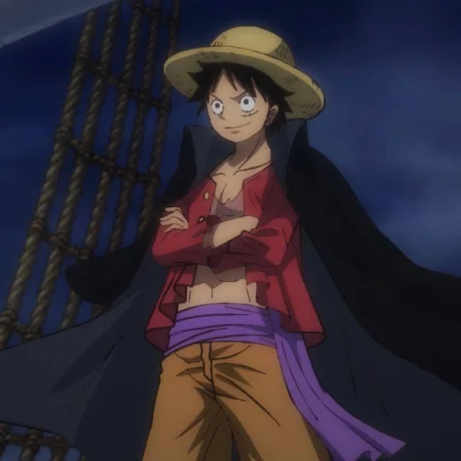 Стикер из набора Monkey D. Luffy @StickersofAnime для Телеграм: Статические 🙂