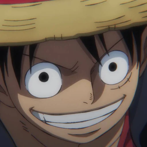 Стикер из набора Monkey D. Luffy @StickersofAnime для Телеграм: Статические 😁