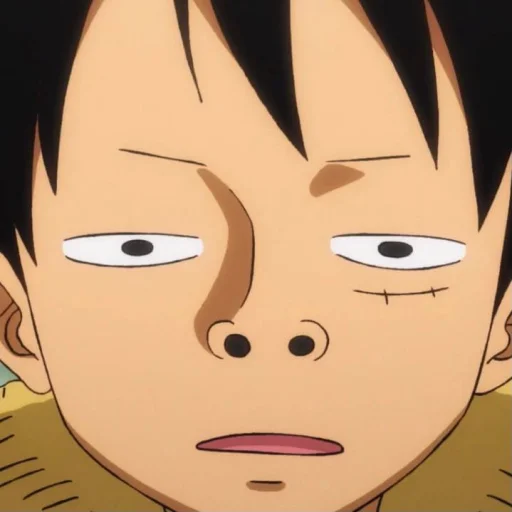 Стикер из набора Monkey D. Luffy @StickersofAnime для Телеграм: Статические 😑
