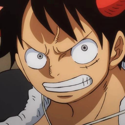 Стикер из набора Monkey D. Luffy @StickersofAnime для Телеграм: Статические 😠