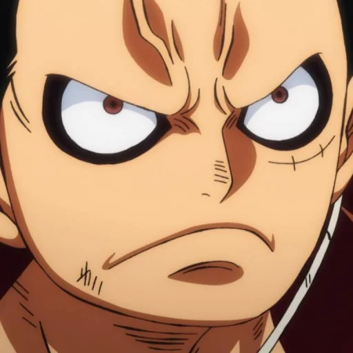 Стикер из набора Monkey D. Luffy @StickersofAnime для Телеграм: Статические 👿