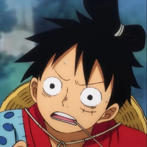 Стикер из набора Monkey D. Luffy @StickersofAnime для Телеграм: Статические 😧
