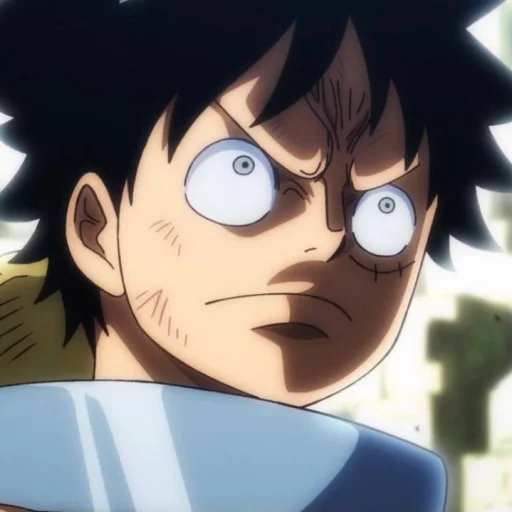 Стикер из набора Monkey D. Luffy @StickersofAnime для Телеграм: Статические 😡