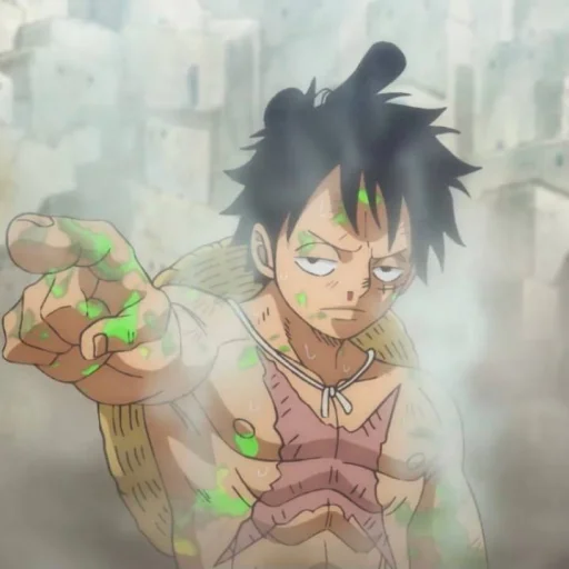 Стикер из набора Monkey D. Luffy @StickersofAnime для Телеграм: Статические 😡