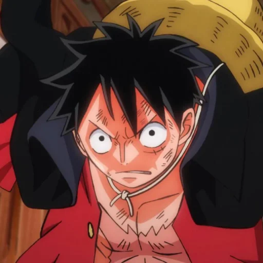 Стикер из набора Monkey D. Luffy @StickersofAnime для Телеграм: Статические 😡