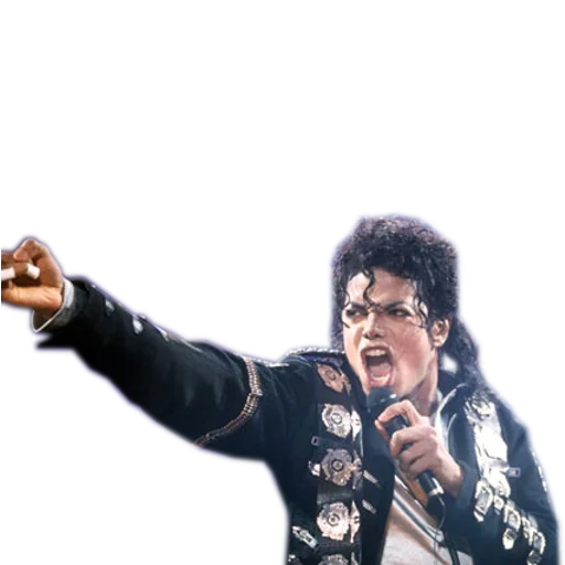 Стикер из набора Michael Jackson для Телеграм: Статические 😡
