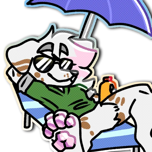 Стикер из набора MilkshakeStickers by Imgloky для Телеграм: Статические 😎
