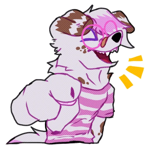 Стикер из набора MilkshakeStickers by Imgloky для Телеграм: Статические 😂