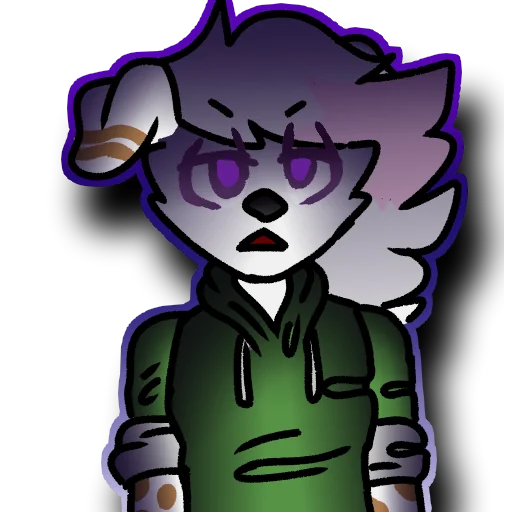 Стикер из набора MilkshakeStickers by Imgloky для Телеграм: Статические 👿