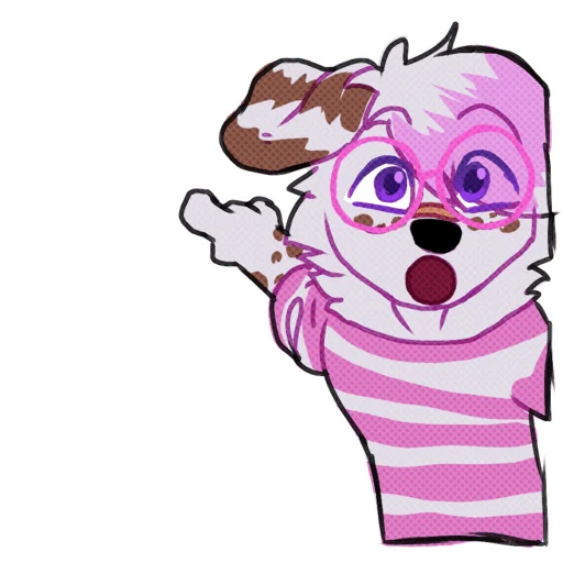 Стикер из набора MilkshakeStickers by Imgloky для Телеграм: Статические 😱
