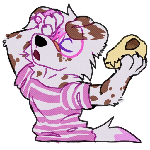 Стикер из набора MilkshakeStickers by Imgloky для Телеграм: Статические 😫
