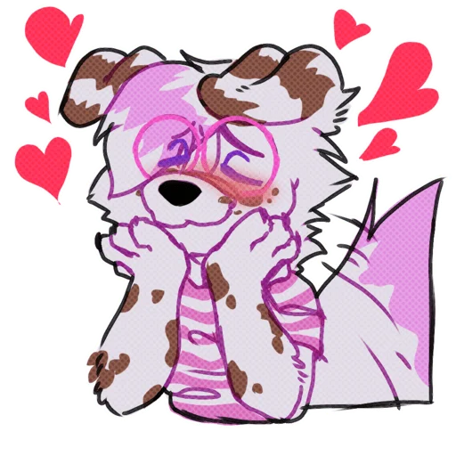 Стикер из набора MilkshakeStickers by Imgloky для Телеграм: Статические 🥰