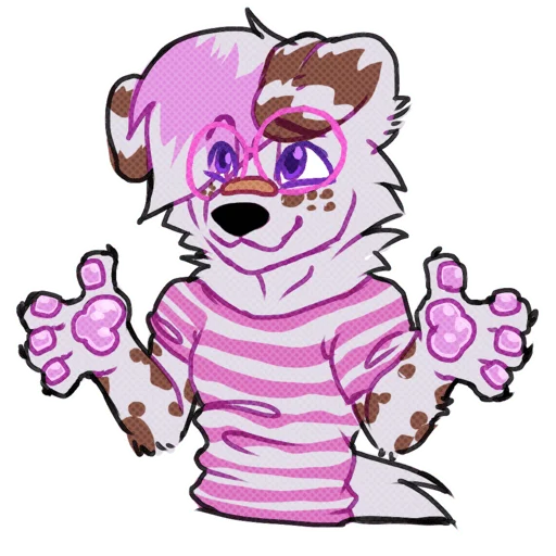 Стикер из набора MilkshakeStickers by Imgloky для Телеграм: Статические 🤷‍♀