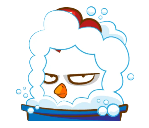 Стикер из набора Moody LookJeab @bistic для Телеграм: Статические 🛁
