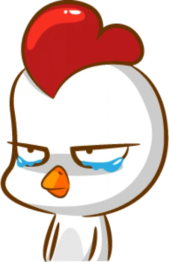 Стикер из набора Moody LookJeab @bistic для Телеграм: Статические 😢