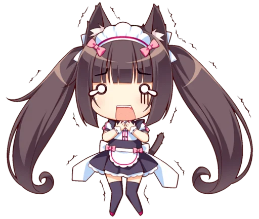 Стикер из набора Nekopara для Телеграм: Статические 🙀