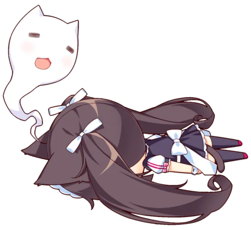 Стикер из набора Nekopara для Телеграм: Статические 😿