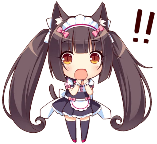 Стикер из набора Nekopara для Телеграм: Статические 🙀