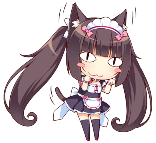 Стикер из набора Nekopara для Телеграм: Статические 😼