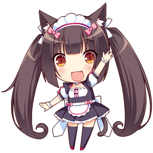 Стикер из набора Nekopara для Телеграм: Статические 😸