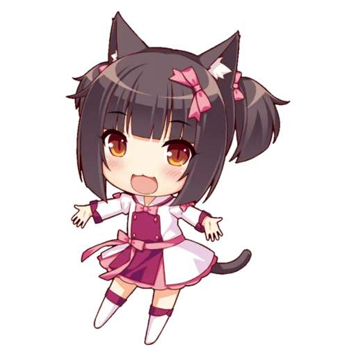 Стикер из набора Nekopara для Телеграм: Статические 😺
