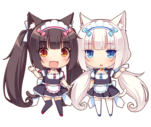 Стикер из набора Nekopara для Телеграм: Статические 👋