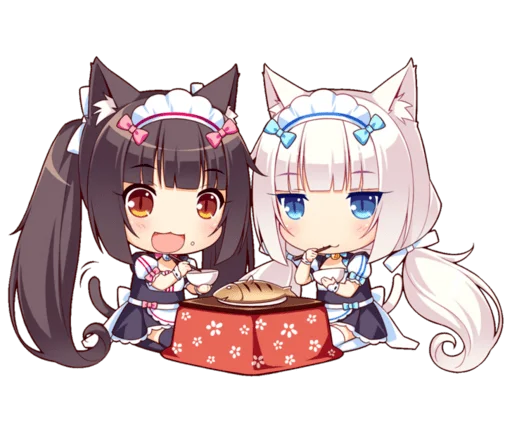 Стикер из набора Nekopara для Телеграм: Статические 🍜