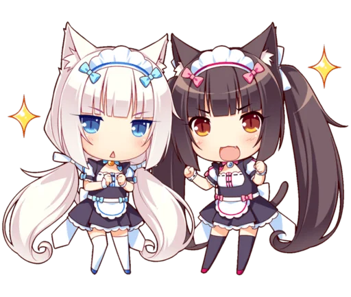 Стикер из набора Nekopara для Телеграм: Статические 😼