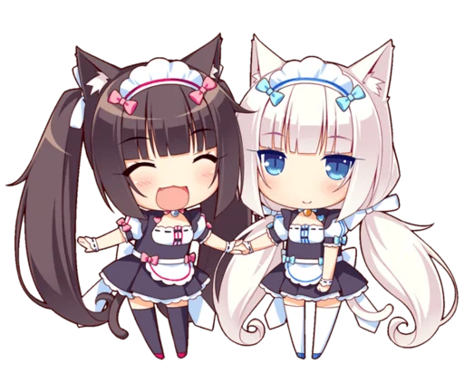 Стикер из набора Nekopara для Телеграм: Статические ❤️