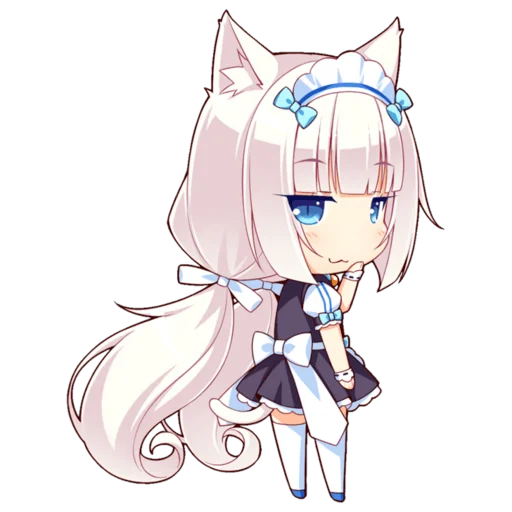 Стикер из набора Nekopara для Телеграм: Статические 😻