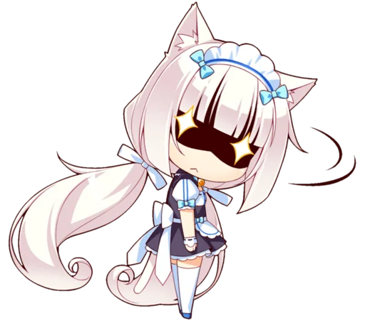 Стикер из набора Nekopara для Телеграм: Статические 😻